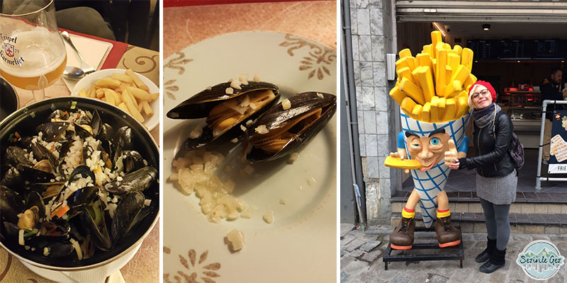 Belçika midye patates kızartması