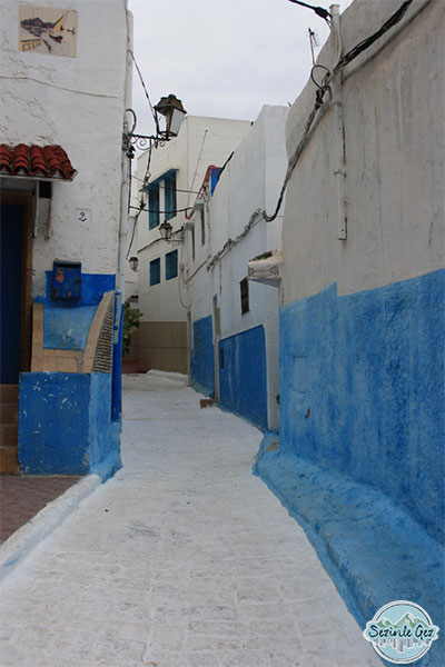 Rabat sokakları, Fas