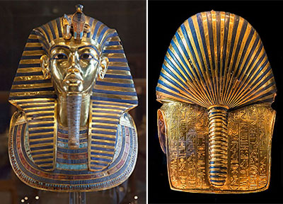 Tutankamon'un altın ölüm maskesi